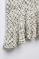 Mango Aszimmetrikus tweed miniszoknya női