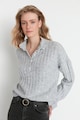 Trendyol Bő fazonú pulóver gombos hasítékkal női