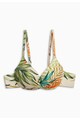 NEXT Sutien de baie multicolor cu model vegetal Femei