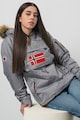 Geographical Norway Geaca cu gluga fara inchidere Aubergine Femei