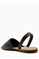NEXT Sandale slingback negre de piele 185344-BLACK Femei