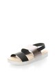 Oakoui Sandale flatform negru cu argintiu Camelia Femei