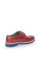 Zee Lane Pantofi brogue de piele rosu inchis Barbati