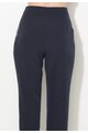 Zee Lane Collection Pantaloni crop bleumarin cu vipusca Femei