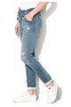 Diesel Blugi albastri din denim cu rupturi decorative Krailey Femei