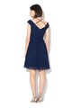 Little Mistress Rochie evazata bleumarin cu broderie Femei