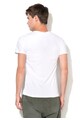 Zee Lane Denim Бяла тениска с шарка на бухали Мъже