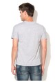 Zee Lane Denim Тениска в сив меланж с шарка на бухали Мъже