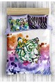 Leunelle Set de pat multicolor cu imprimeu King  Barbati