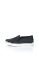 OMS by Original Marines Pantofi slip-on negri cu aspect tesut Barbati