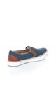 OMS by Original Marines Pantofi slip-on bleumarin cu maro scortisoara Barbati