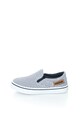 OMS by Original Marines Pantofi slip-on bleumarin inchis si alb de panza in dungi Baieti