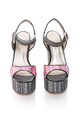 Roberto Botella Цветни сандали на платформа с масивен ток Жени