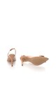 Roberto Botella Кожени обувки в бледа праскова с отворена пета Жени