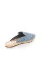 Steve Madden Saboti tip espadrle albastru pastel de piele intoarsa JoeJoe Femei