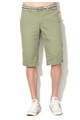 EDC by Esprit Bermude verde militar slim fit cu model discret Barbati