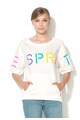 Esprit Bluza sport alba cu maneci medii Femei