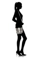 Gioseppo Geanta saddle alb cu negru cu aspect tesut Hana Femei