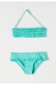 Undercolors of Benetton Sutien bandeau de baie si slip verde menta cu volane Fete