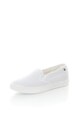 Big Star Pantofi slip-on alb prafuit cu accente stralucitoare Femei