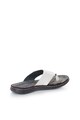 Zee Lane Papuci flip-flop gri deschis de piele Pio Barbati