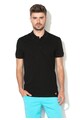 Versace Collection Tricou polo negru regular fit Barbati