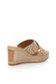 Napapijri Papuci wedge tip espadrile maro deschis Esther Femei