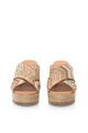 Napapijri Papuci wedge tip espadrile maro deschis Esther Femei