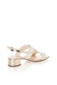 Zee Lane Sandale slingback auriu cu alb transparent Femei