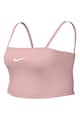 Nike Top crop cu striatii Essentials Femei