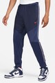 Nike Pantaloni sport cu banda logo contrastanta Repeat Barbati