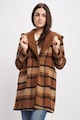Timeout Palton din amestec de lana cu model in carouri Femei
