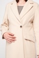 Timeout Hosszú kabát hajtókás gallérral női