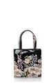 Ted Baker Geanta tote mica neagra cu imprimeu floral Chycon Femei