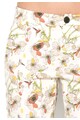 DESIGUAL Pantaloni albi cu imprimeu floral Mari Luz Femei