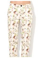 DESIGUAL Pantaloni albi cu imprimeu floral Mari Luz Femei