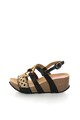 DESIGUAL Sandale wedge negre cu design cu margele Anissa Femei