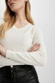 DeFacto Pulover tricotat fin cu decolteu in V Femei