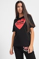 Love Moschino Памучна тениска на лога Жени