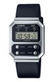 Casio Унисекс електронен часовник с кожена каишка Жени