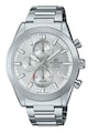 Casio Ceas cronograf unisex de otel inoxidabil Femei