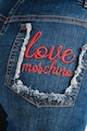 Love Moschino Straight fit crop farmernadrág női