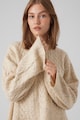 Vero Moda Pulover supradimensionat cu torsade, din amestec de lana Femei