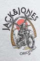 Jack & Jones Bluza sport cu decolteu la baza gatului si imprimeu grafic Baieti