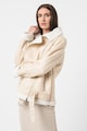 Vero Moda Jacheta de piele ecologica cu garnituri de blana shearling sintetica Camma Femei