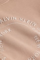 CALVIN KLEIN Bő fazonú pulóver hímzett logóval női