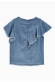 NEXT Tricou albastru din material chambray Femei