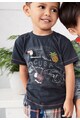 NEXT Детска тъмносиня тениска с тропическа щампа Момчета