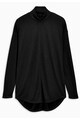 NEXT Bluza neagra tricotata fin cu guler inalt Femei