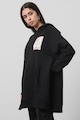 Karl Lagerfeld Bő fazonú kapucnis pulóver mintával a hátoldalán női